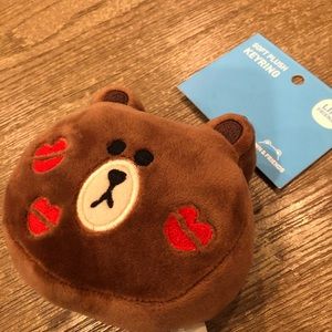 Line Friends-Soft Plush Keyring